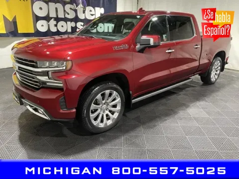 Red 2019 Chevrolet Silverado 1500 High Country for sale in Michigan Center, MI