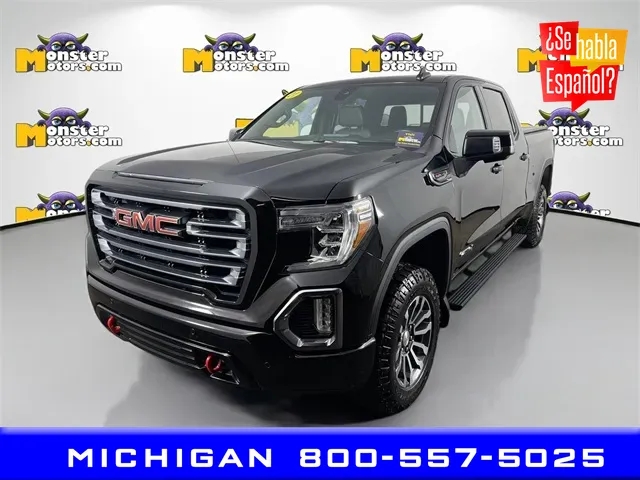 Black 2021 GMC Sierra 1500 AT4 for sale in Michigan Center, MI