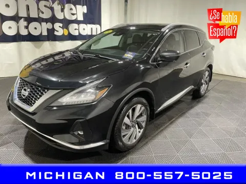 Black 2021 Nissan Murano SL for sale in Michigan Center, MI