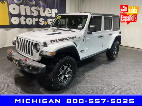 White 2023 Jeep Wrangler Rubicon for sale in Michigan Center, MI