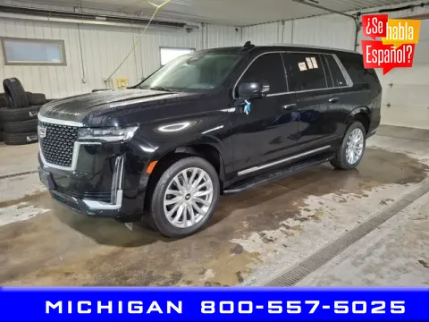 Black 2024 Cadillac Escalade ESV Premium for sale in Michigan Center, MI