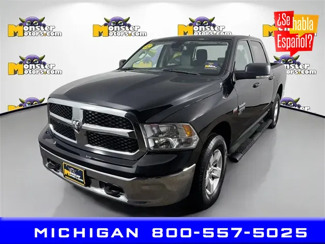 Black 2022 Ram 1500 Classic SLT for sale in Michigan Center, MI