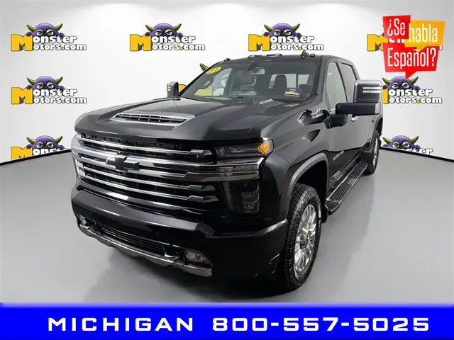 Black 2021 Chevrolet Silverado 2500HD High Country for sale in Michigan Center, MI