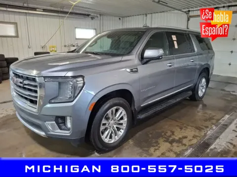 Gray 2021 GMC Yukon XL SLT for sale in Michigan Center, MI