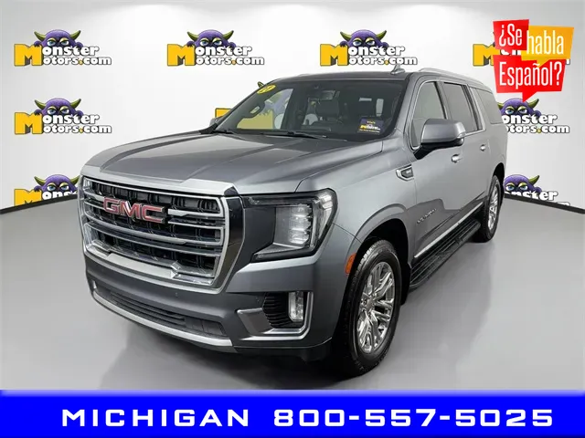 Gray 2021 GMC Yukon XL SLT for sale in Michigan Center, MI