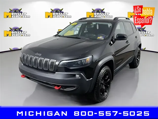 Black 2022 Jeep Cherokee Trailhawk for sale in Michigan Center, MI