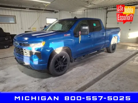 Blue 2022 Chevrolet Silverado 1500 RST for sale in Michigan Center, MI