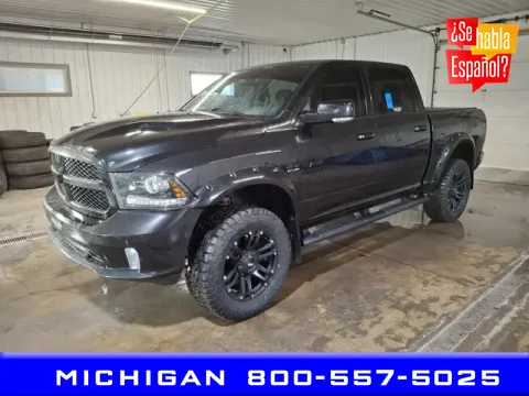 Black 2017 Ram 1500 Sport for sale in Michigan Center, MI