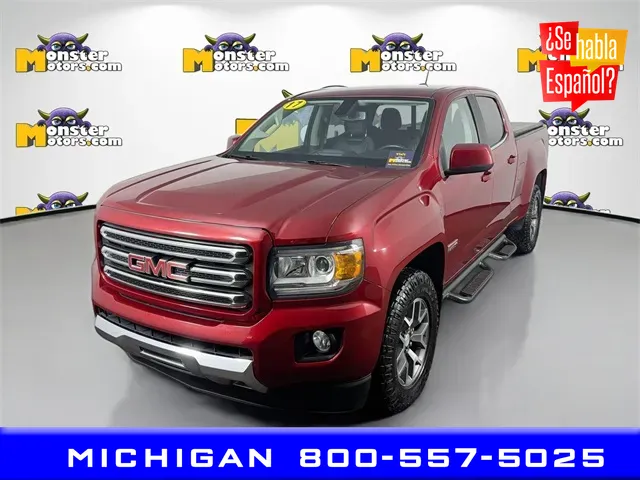 Red 2017 GMC Canyon SLE1 for sale in Michigan Center, MI