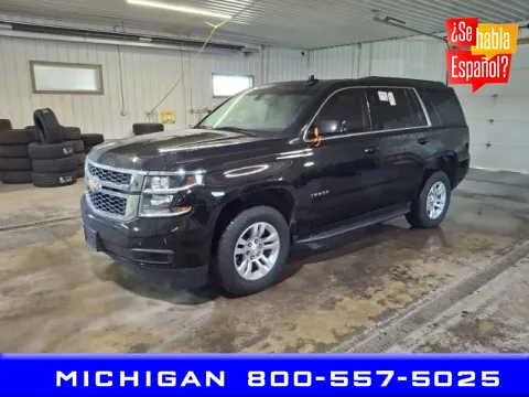 Black 2017 Chevrolet Tahoe LS for sale in Michigan Center, MI