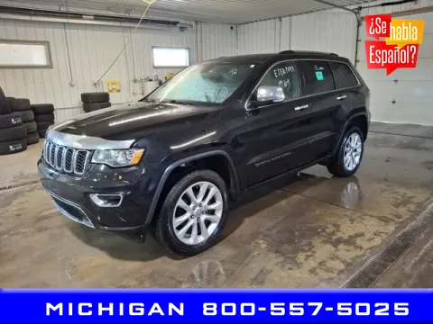 Black 2017 Jeep Grand Cherokee Limited for sale in Michigan Center, MI