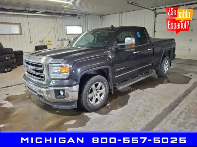 Gray 2015 GMC Sierra 1500 SLT for sale in Michigan Center, MI