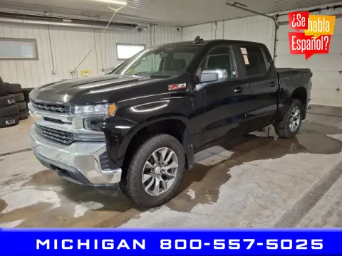 Black 2021 Chevrolet Silverado 1500 LT for sale in Michigan Center, MI