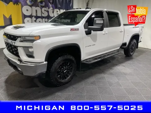 White 2021 Chevrolet Silverado 2500HD LT for sale in Michigan Center, MI