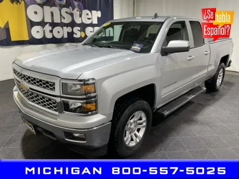 Silver 2015 Chevrolet Silverado 1500 LT for sale in Michigan Center, MI