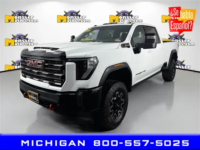 White 2024 GMC Sierra 2500HD AT4X for sale in Michigan Center, MI