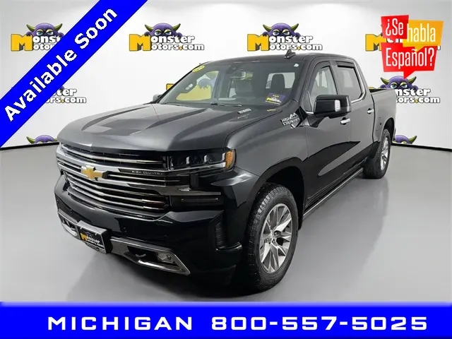 Black 2022 Chevrolet Silverado 1500 LTD High Country for sale in Michigan Center, MI