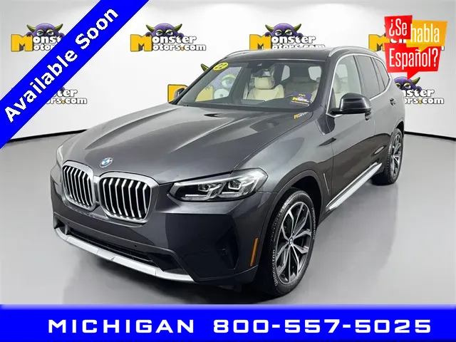 Gray 2022 BMW X3 xDrive30i for sale in Michigan Center, MI