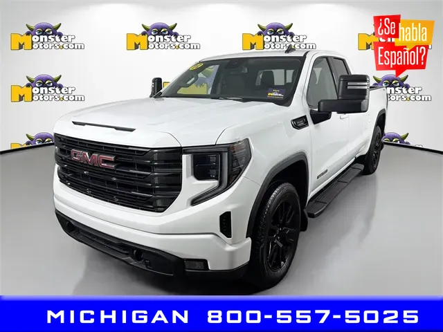 White 2022 GMC Sierra 1500 Elevation for sale in Michigan Center, MI