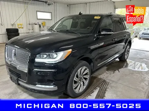 Black 2023 Lincoln Navigator L Reserve for sale in Michigan Center, MI