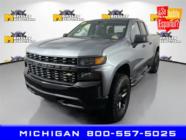 Gray 2020 Chevrolet Silverado 1500 WT for sale in Michigan Center, MI