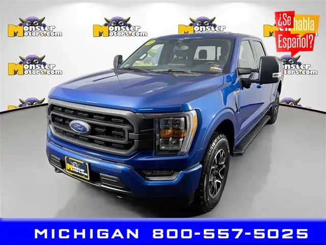 Blue 2022 Ford F-150 XLT for sale in Michigan Center, MI