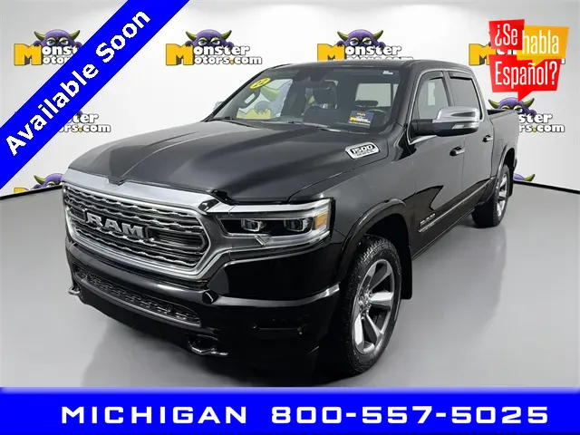 Black 2022 Ram 1500 Limited for sale in Michigan Center, MI