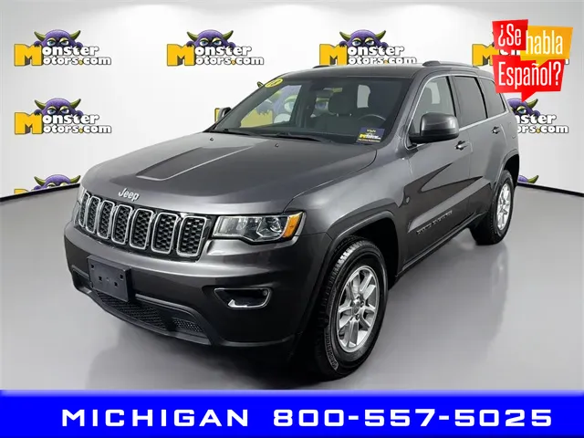 Gray 2018 Jeep Grand Cherokee Laredo E for sale in Michigan Center, MI