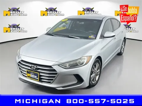 Silver 2018 Hyundai Elantra SEL for sale in Michigan Center, MI