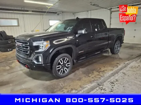 Black 2021 GMC Sierra 1500 AT4 for sale in Michigan Center, MI