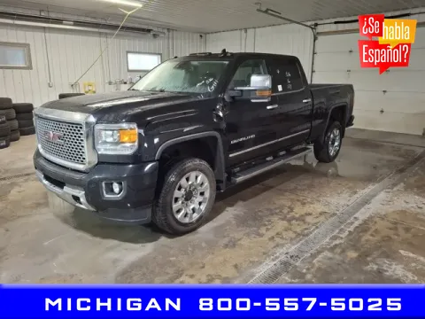 Black 2016 GMC Sierra 2500HD Denali for sale in Michigan Center, MI