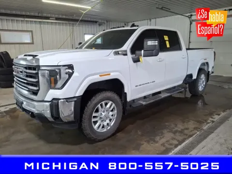 White 2024 GMC Sierra 2500HD SLE for sale in Michigan Center, MI