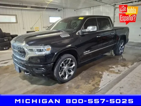 Black 2022 Ram 1500 Limited for sale in Michigan Center, MI