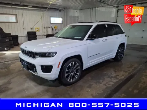 White 2022 Jeep Grand Cherokee Overland for sale in Michigan Center, MI