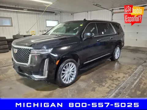 Black 2023 Cadillac Escalade ESV Premium for sale in Michigan Center, MI