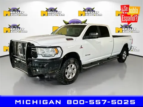 White 2022 Ram 3500 Big Horn for sale in Michigan Center, MI