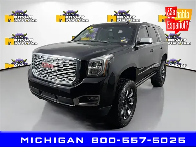 Black 2018 GMC Yukon Denali for sale in Michigan Center, MI