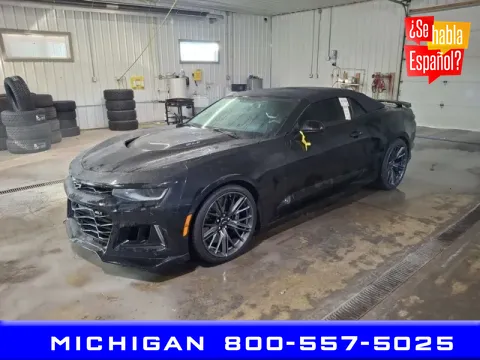 Black 2021 Chevrolet Camaro ZL1 for sale in Michigan Center, MI