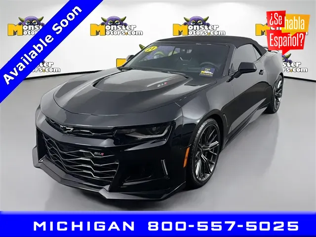 Black 2021 Chevrolet Camaro ZL1 for sale in Michigan Center, MI