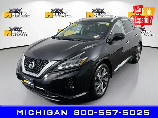 Black 2019 Nissan Murano SL for sale in Michigan Center, MI