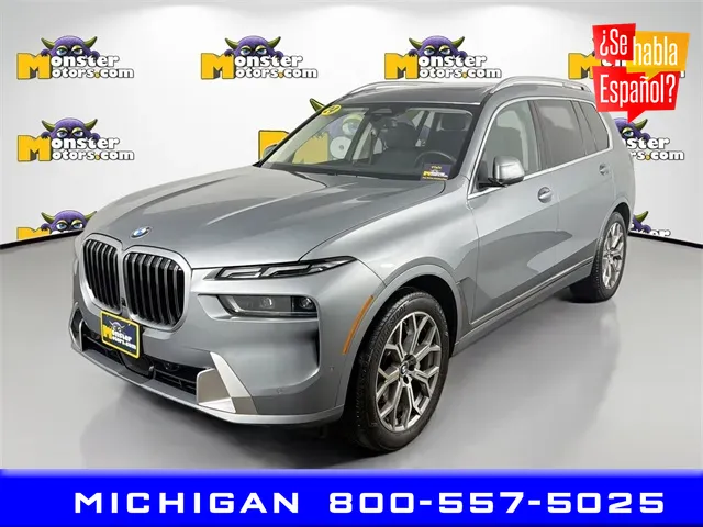 Gray 2024 BMW X7 xDrive40i for sale in Michigan Center, MI