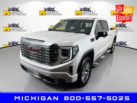 White 2022 GMC Sierra 1500 Denali for sale in Michigan Center, MI