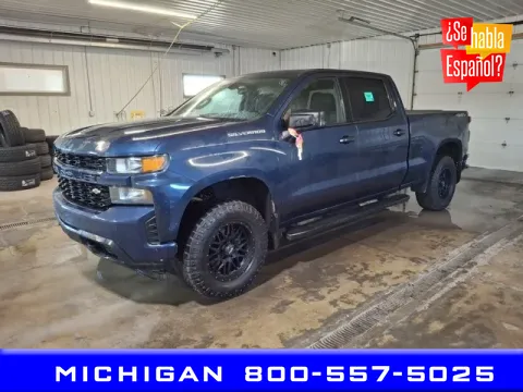 Blue 2019 Chevrolet Silverado 1500 Custom for sale in Michigan Center, MI