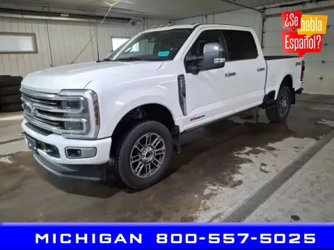 White 2024 Ford F-350SD Limited for sale in Michigan Center, MI