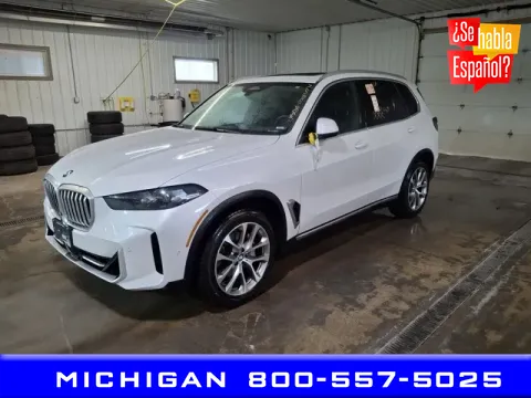 White 2024 BMW X5 xDrive40i for sale in Michigan Center, MI