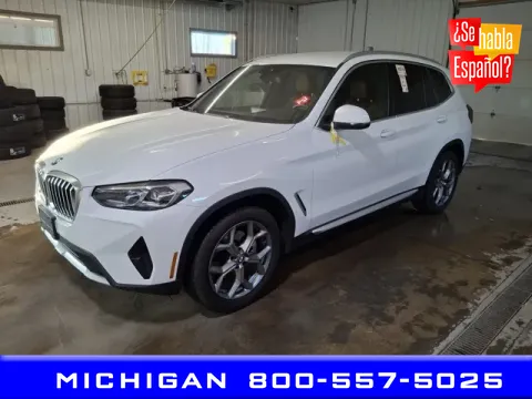 White 2022 BMW X3 xDrive30i for sale in Michigan Center, MI