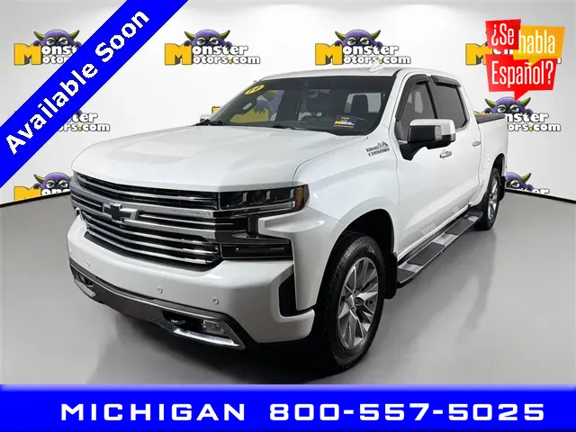 White 2019 Chevrolet Silverado 1500 High Country for sale in Michigan Center, MI