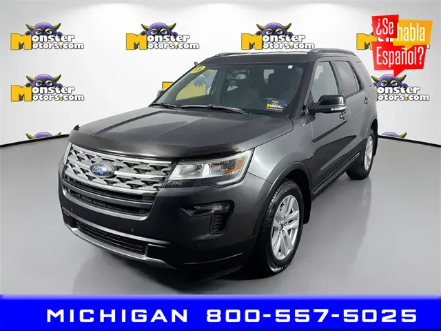 Gray 2018 Ford Explorer XLT for sale in Michigan Center, MI