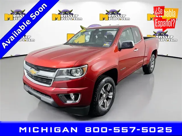 Red 2015 Chevrolet Colorado LT for sale in Michigan Center, MI