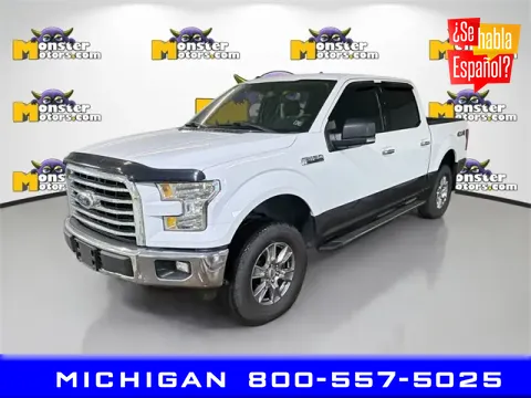 White 2016 Ford F-150 XLT for sale in Michigan Center, MI